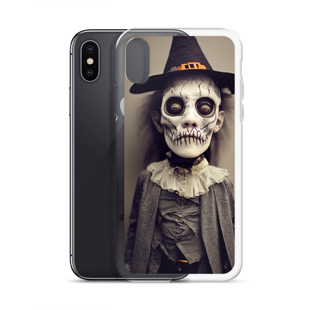 iPhone Case - Halloween Scary Witch Kid