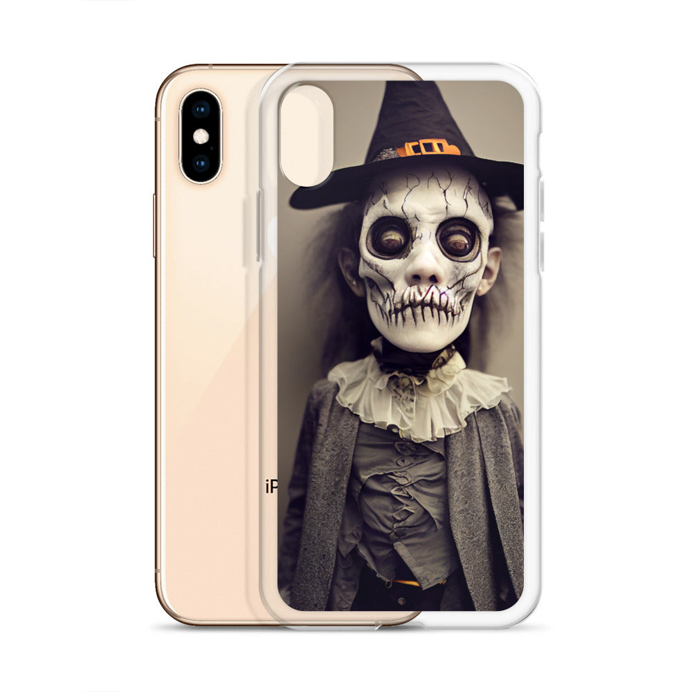 iPhone Case - Halloween Scary Witch Kid