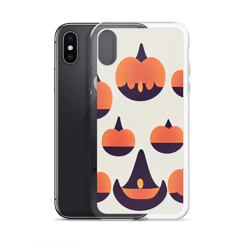 iPhone Case - Halloween Pumpkins and Witch Hats