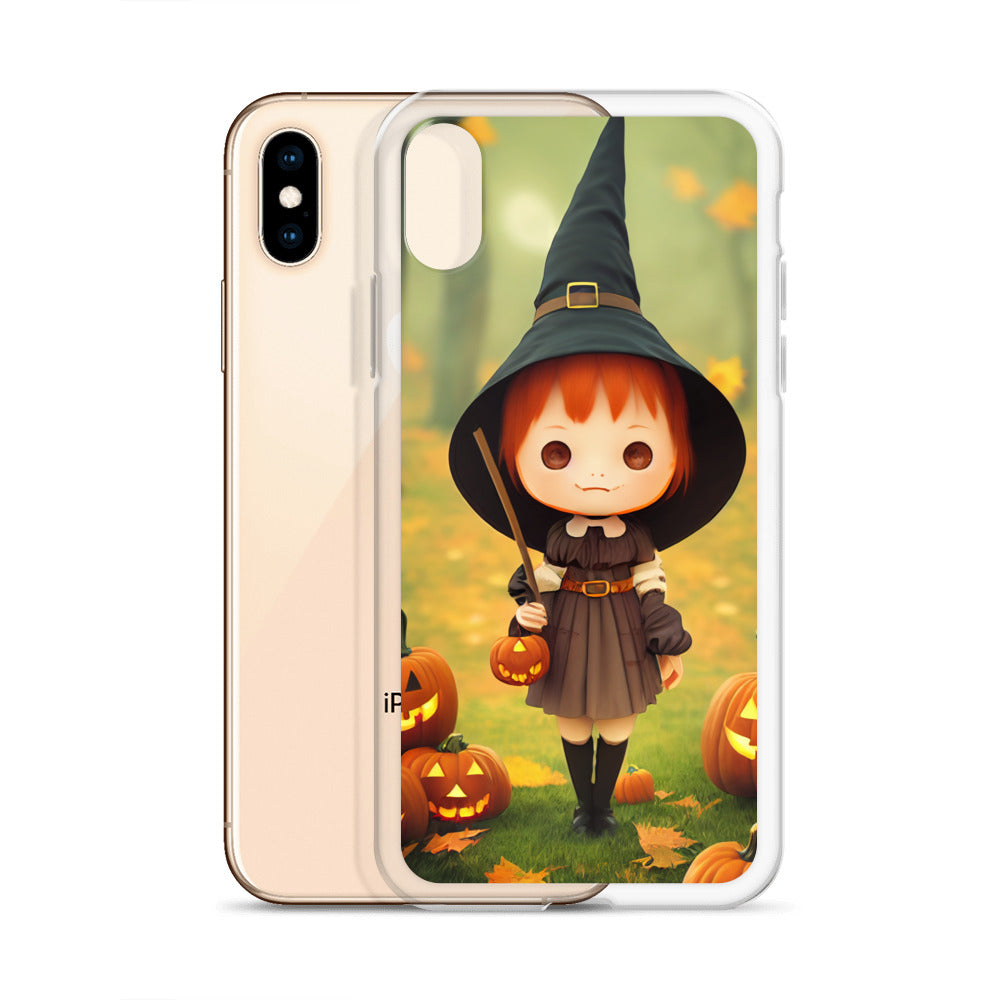 iPhone Case - Red Head Halloween Witch Girl