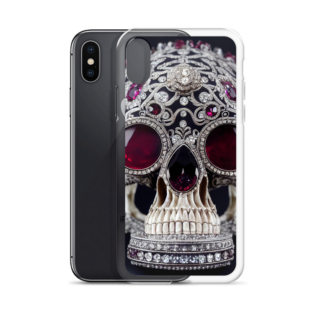iPhone Case - Diamond and Ruby Skull