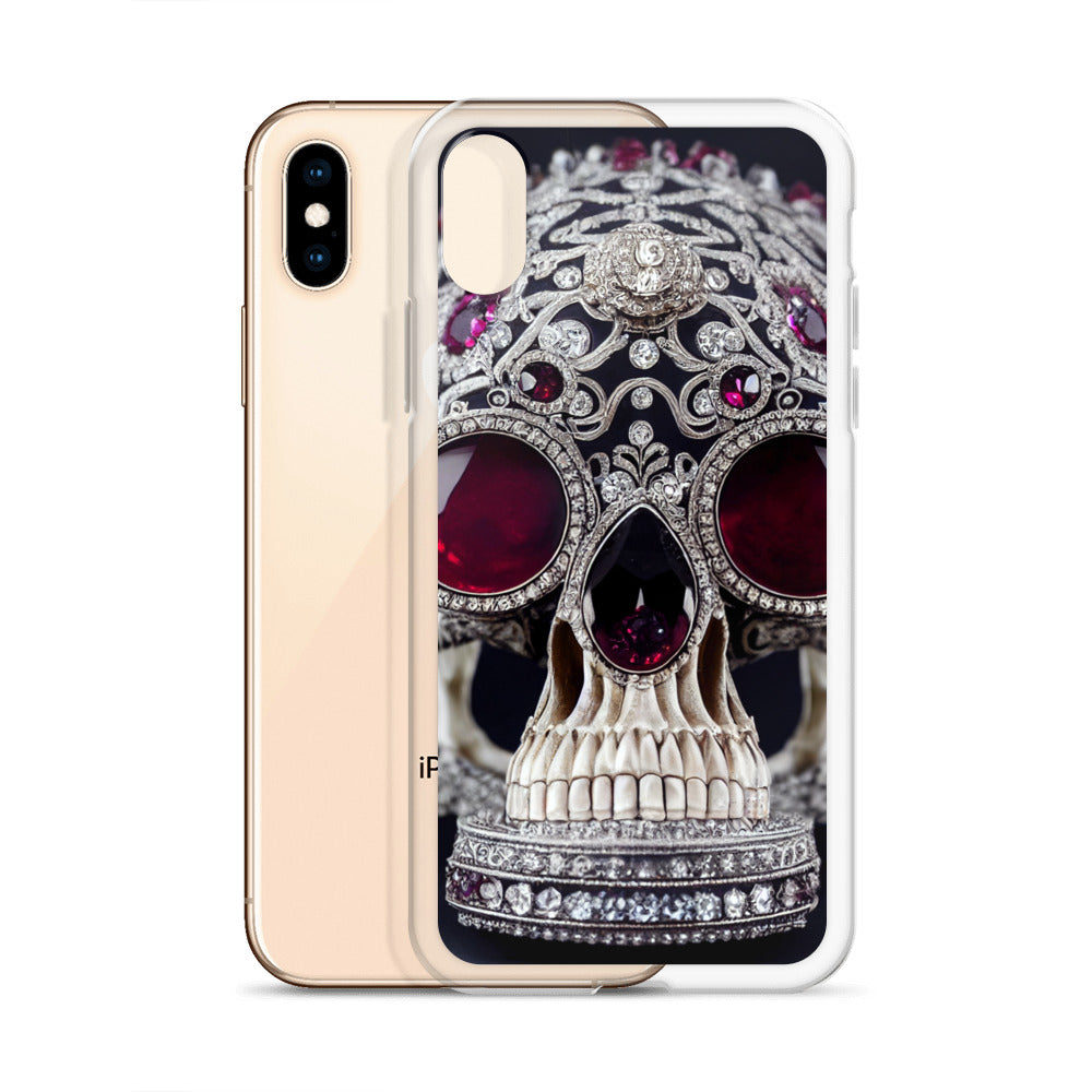 iPhone Case - Diamond and Ruby Skull