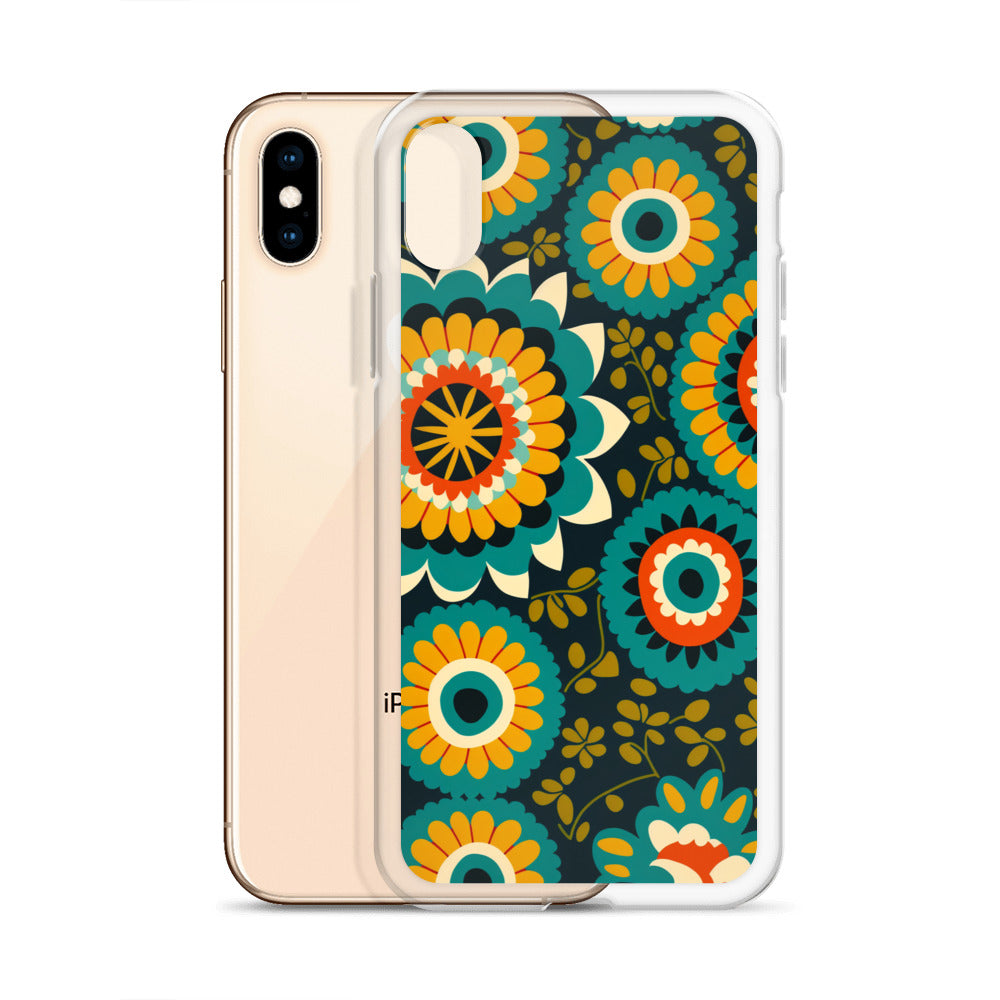 iPhone Case - Hints of Olive Floral Pattern