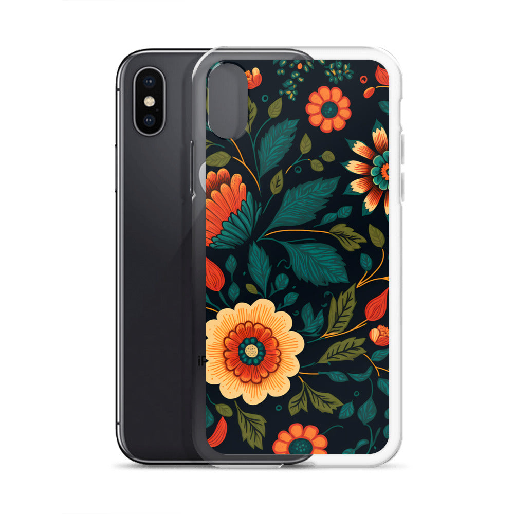 iPhone Case - Orange Florals