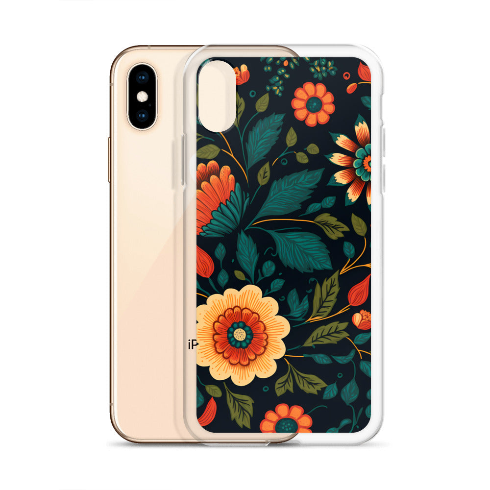 iPhone Case - Orange Florals