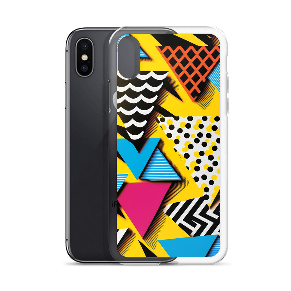 iPhone Case - Bright 80s Pattern