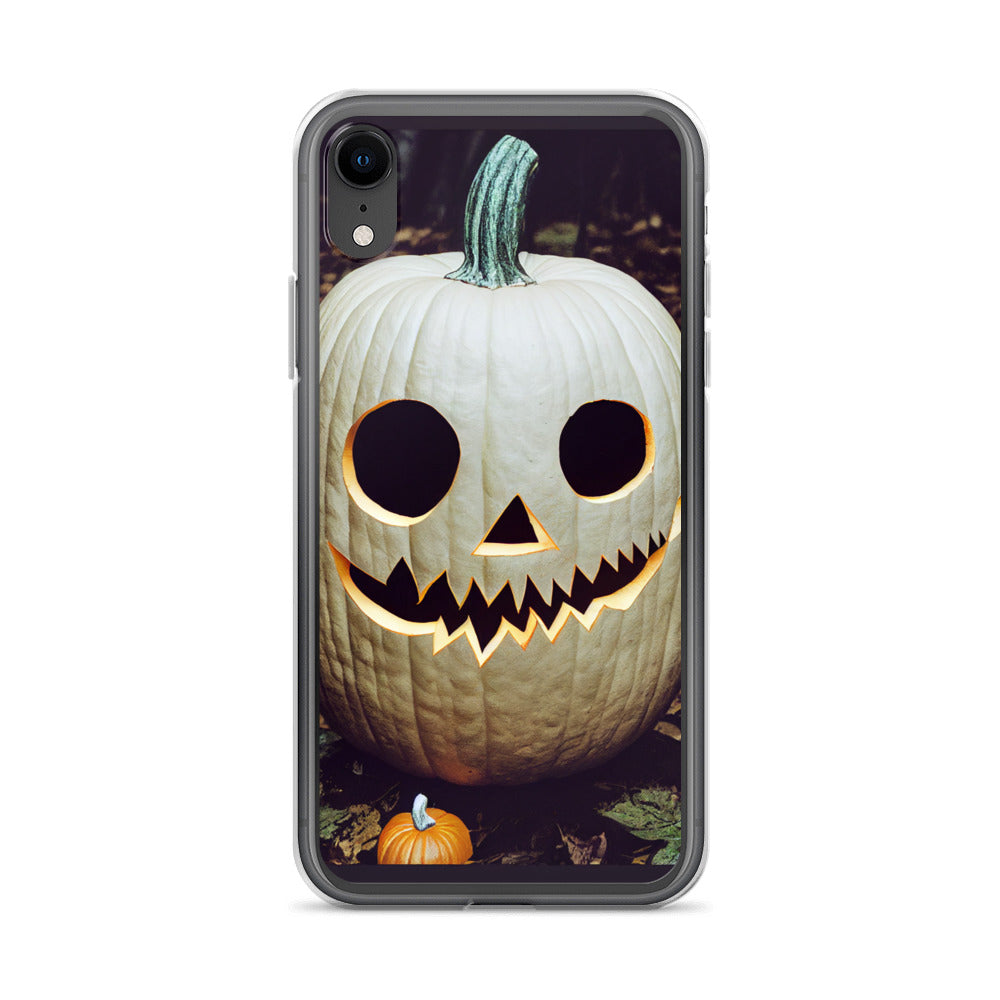 iPhone Case - Halloween White Jack-o-Lantern