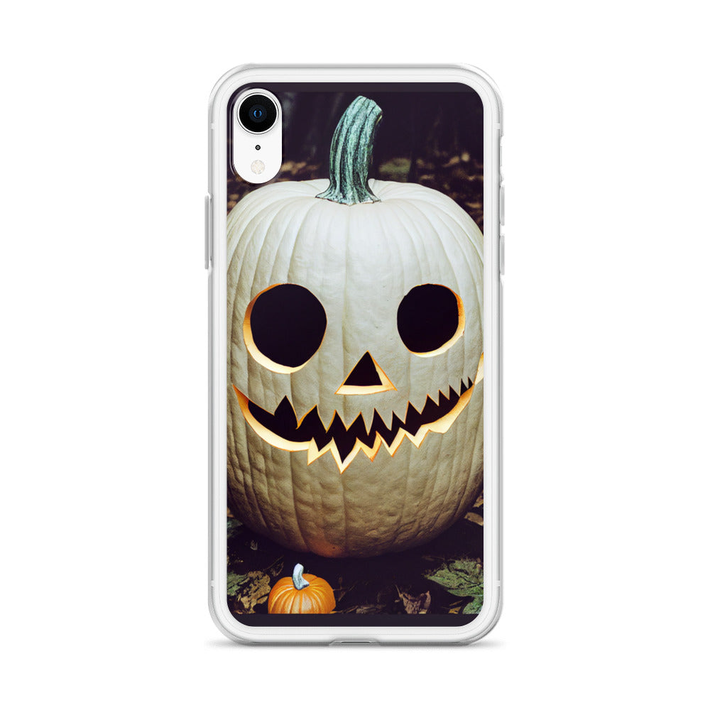 iPhone Case - Halloween White Jack-o-Lantern
