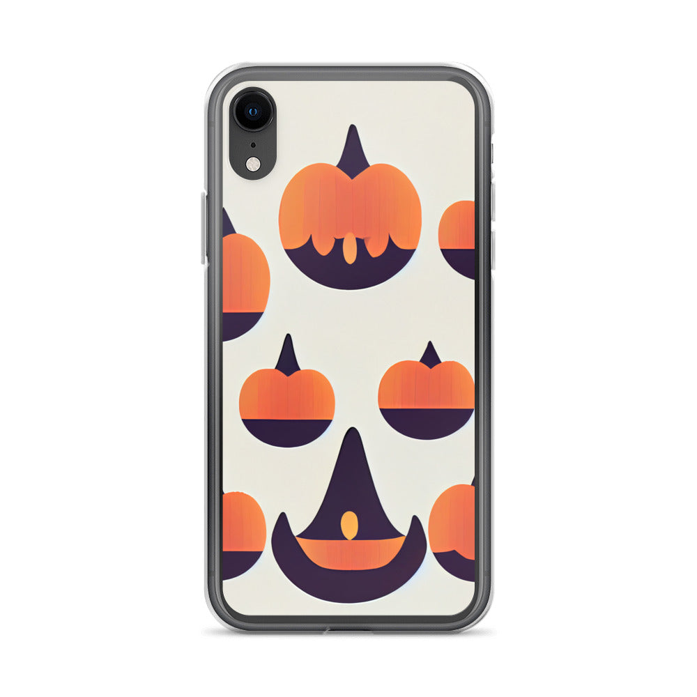 iPhone Case - Halloween Pumpkins and Witch Hats