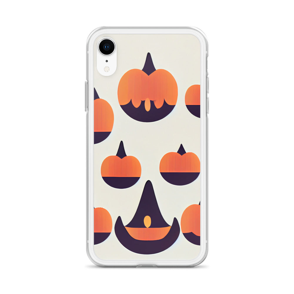 iPhone Case - Halloween Pumpkins and Witch Hats