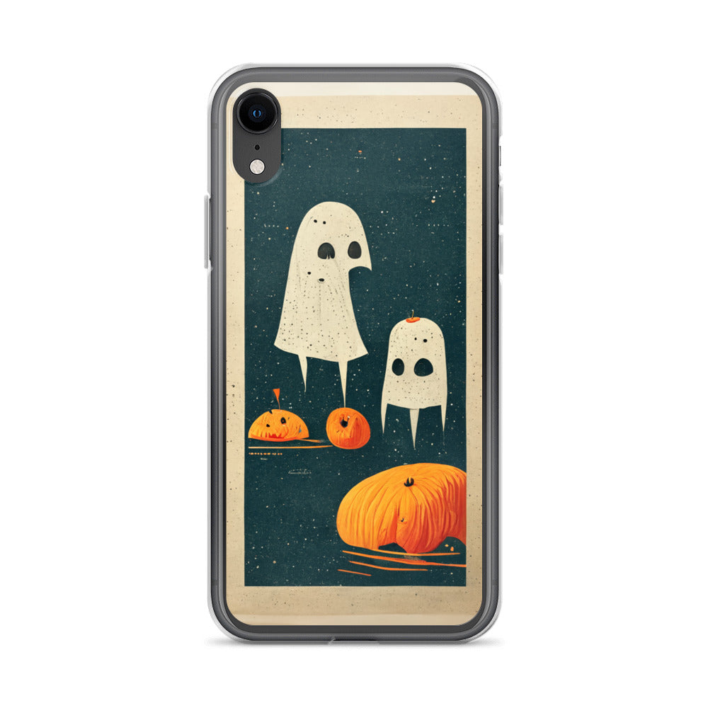 iPhone Case - Halloween Ghosts and Pumpkins