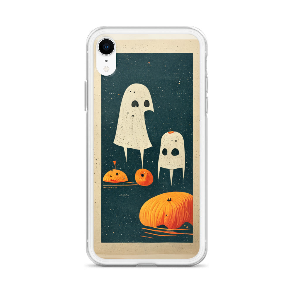 iPhone Case - Halloween Ghosts and Pumpkins