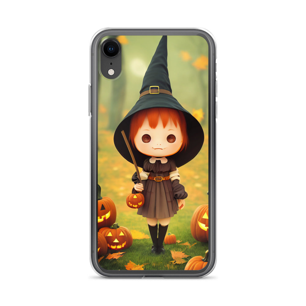 iPhone Case - Red Head Halloween Witch Girl