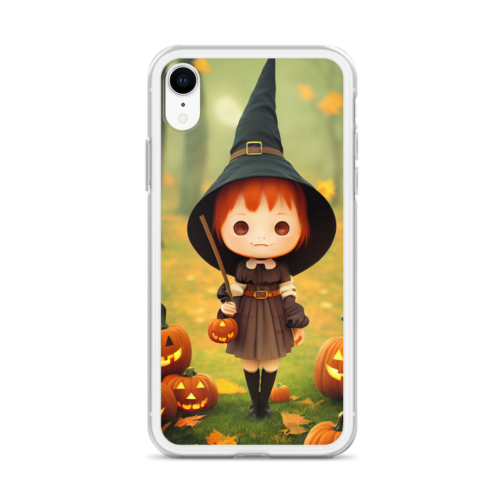 iPhone Case - Red Head Halloween Witch Girl