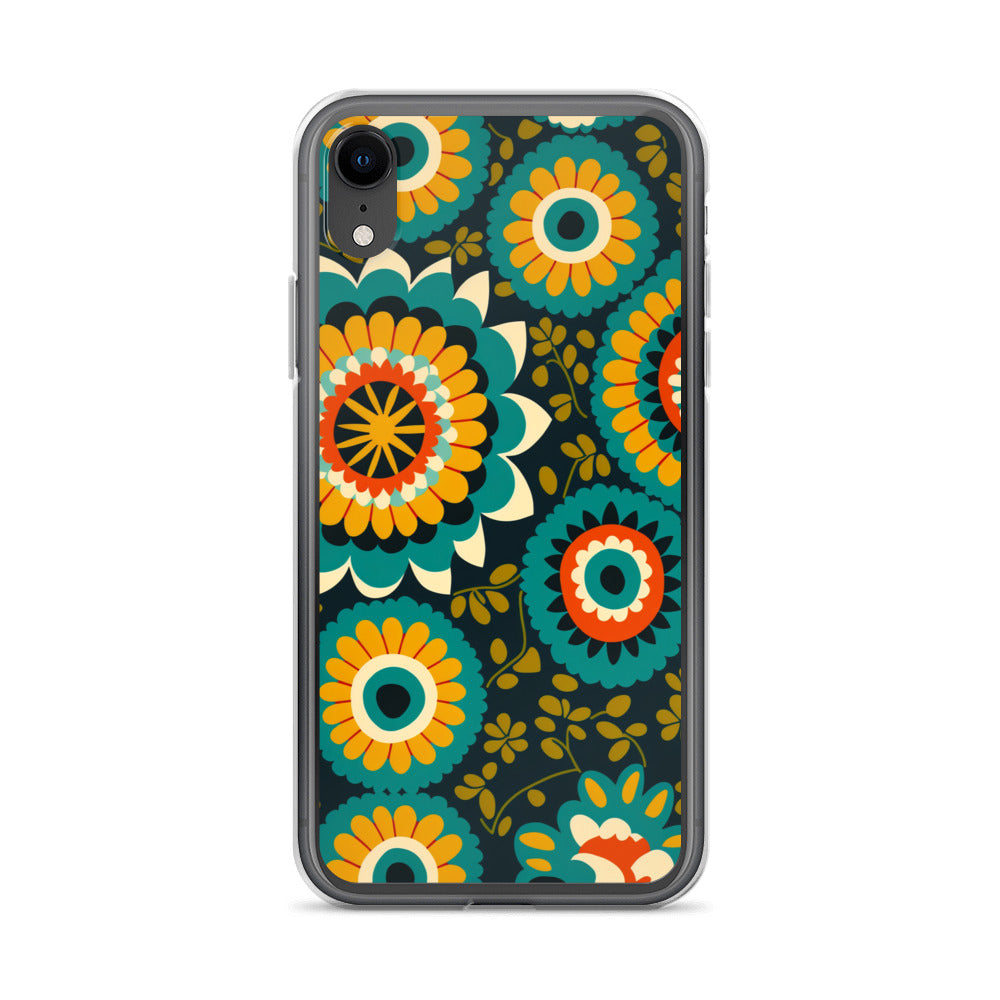 iPhone Case - Hints of Olive Floral Pattern