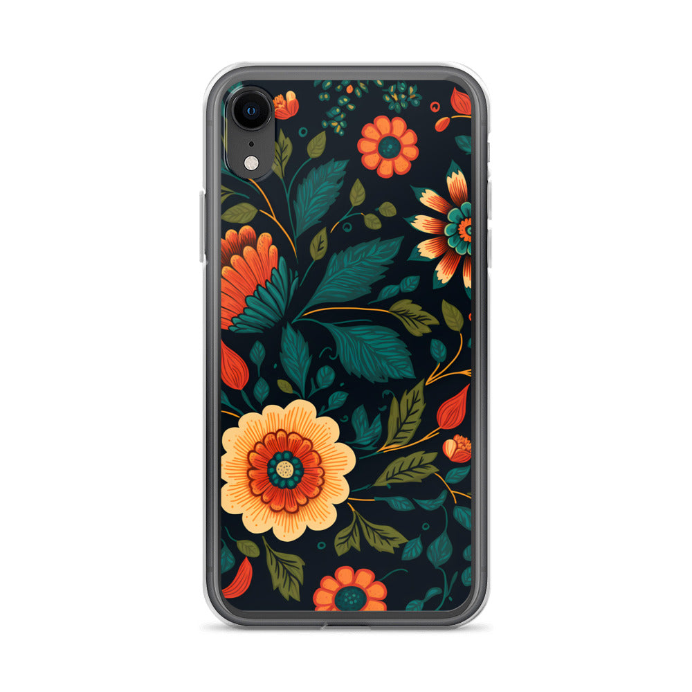 iPhone Case - Orange Florals