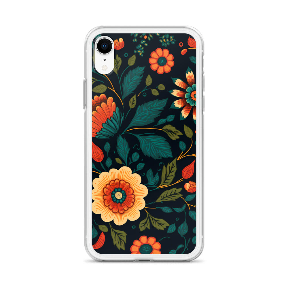 iPhone Case - Orange Florals