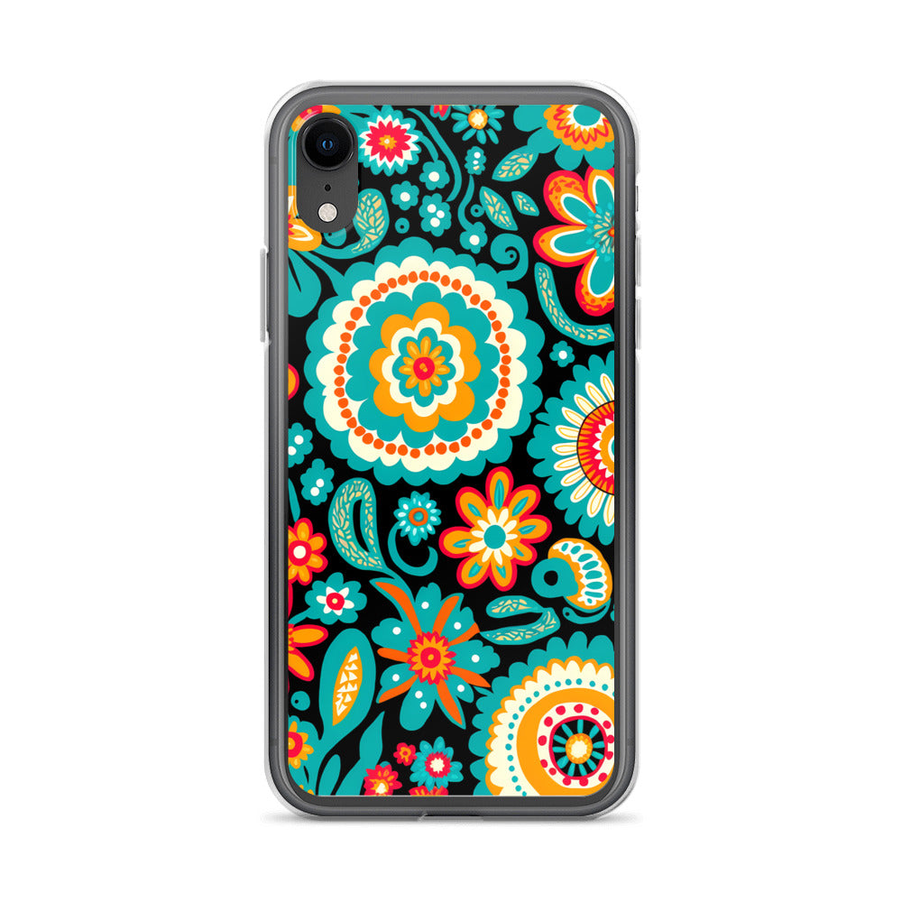 iPhone Case - Turquoise Floral