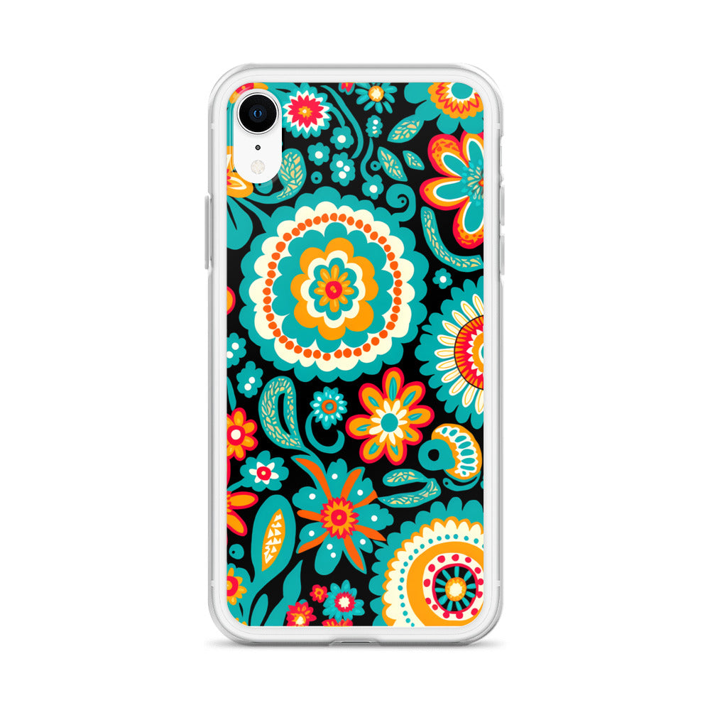 iPhone Case - Turquoise Floral