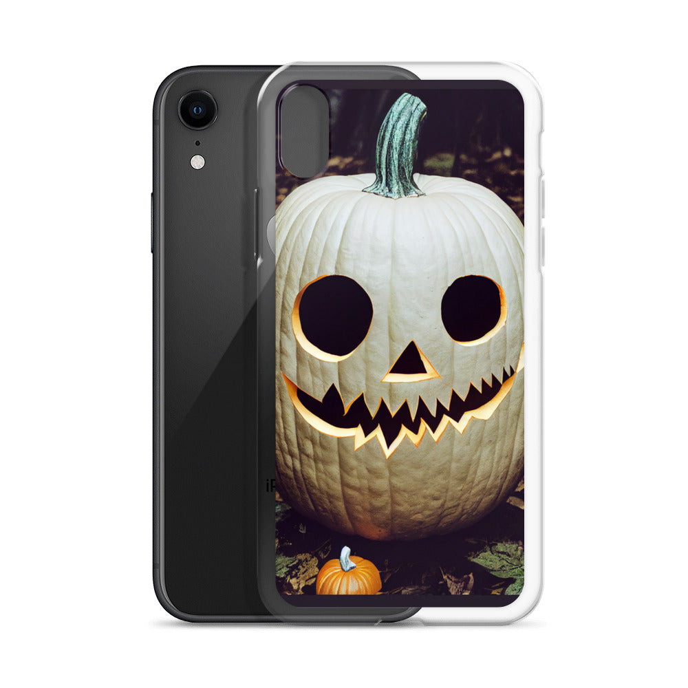 iPhone Case - Halloween White Jack-o-Lantern