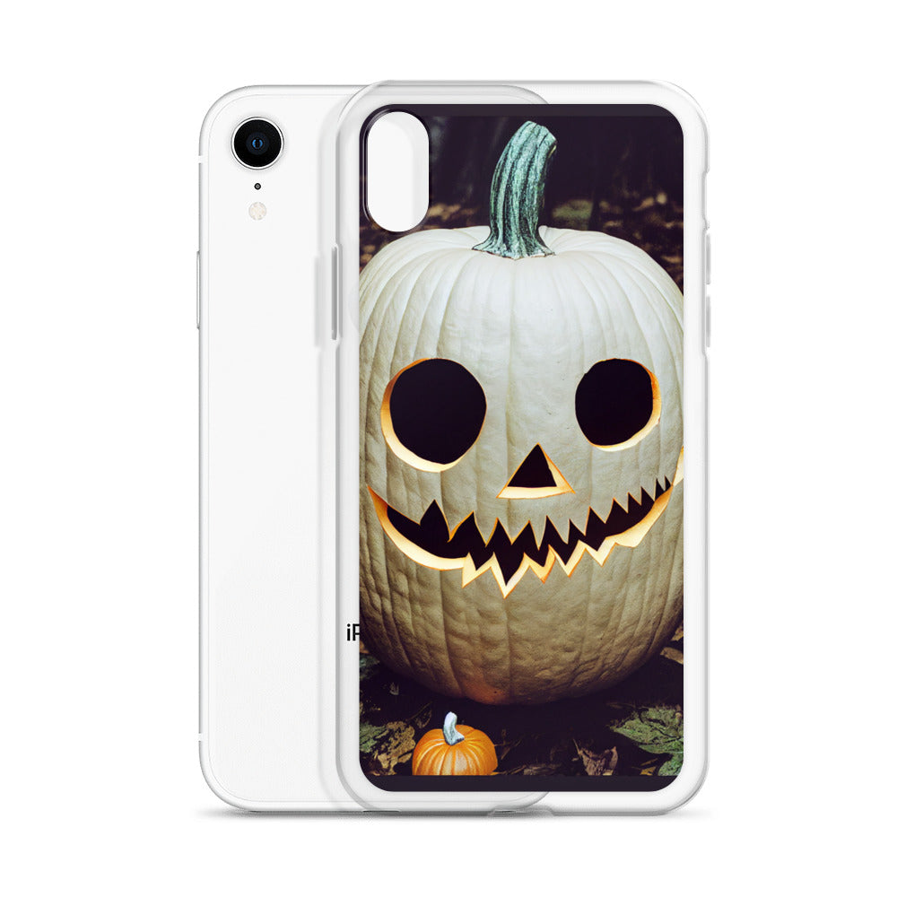 iPhone Case - Halloween White Jack-o-Lantern