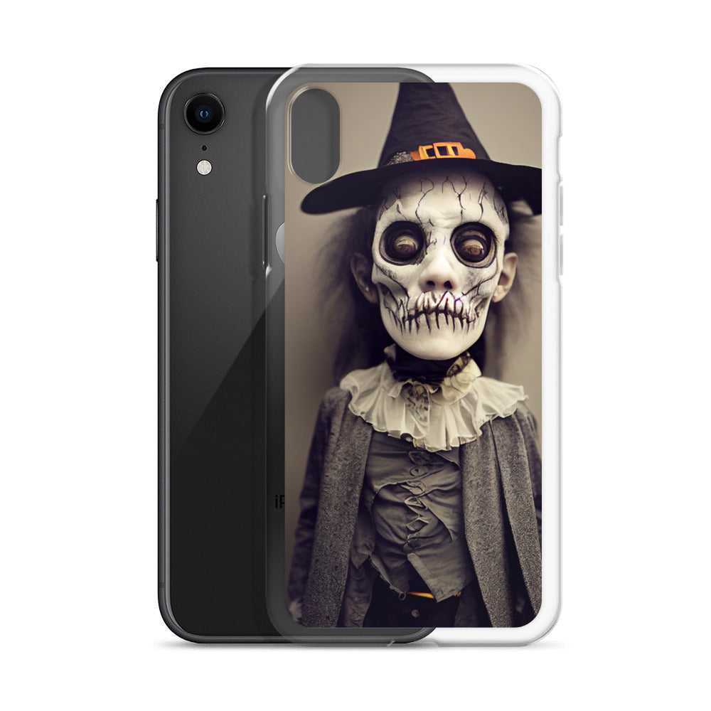 iPhone Case - Halloween Scary Witch Kid