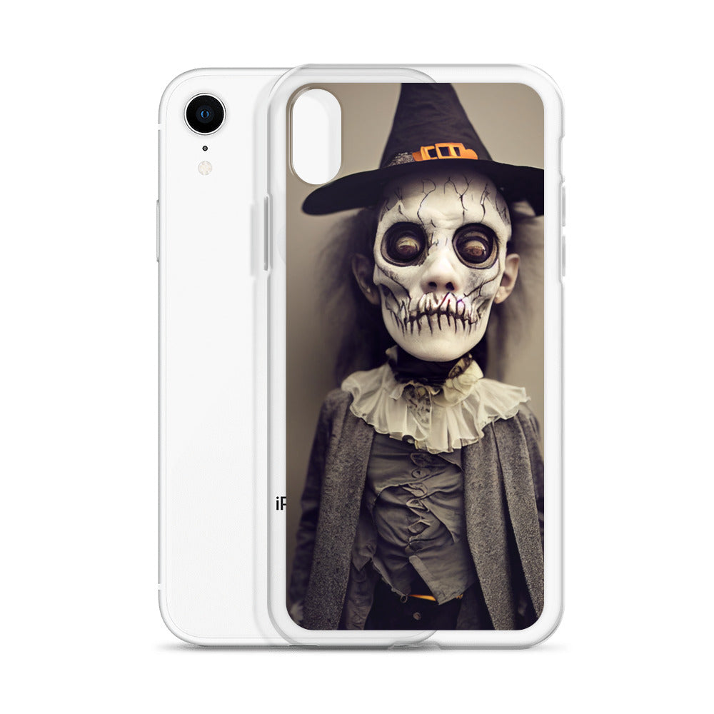 iPhone Case - Halloween Scary Witch Kid