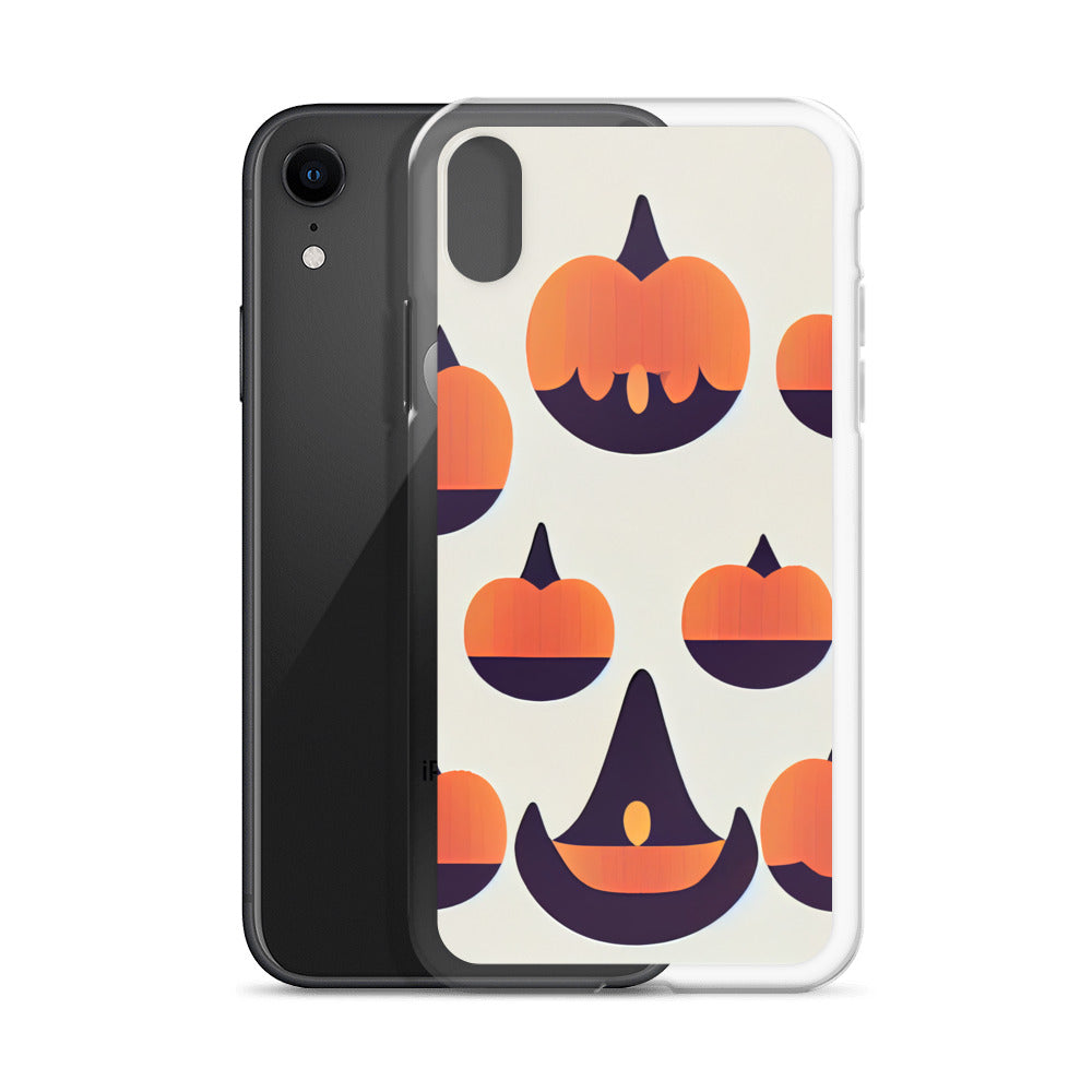 iPhone Case - Halloween Pumpkins and Witch Hats