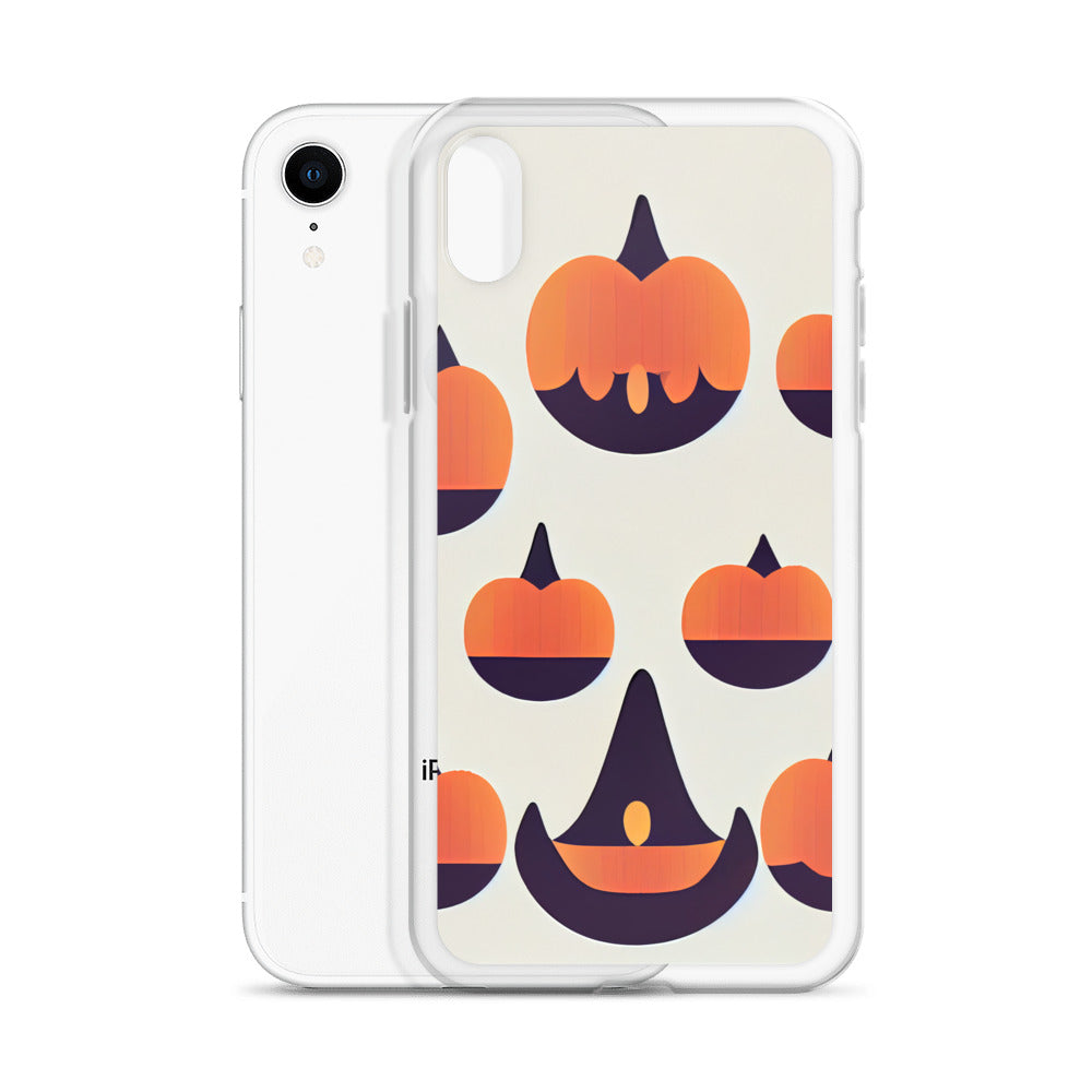 iPhone Case - Halloween Pumpkins and Witch Hats