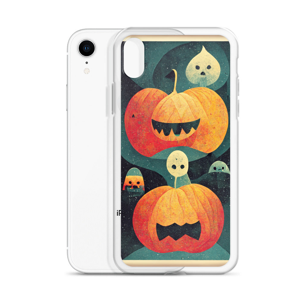 iPhone Case - Halloween Jack-o-Lanterns and Ghosts