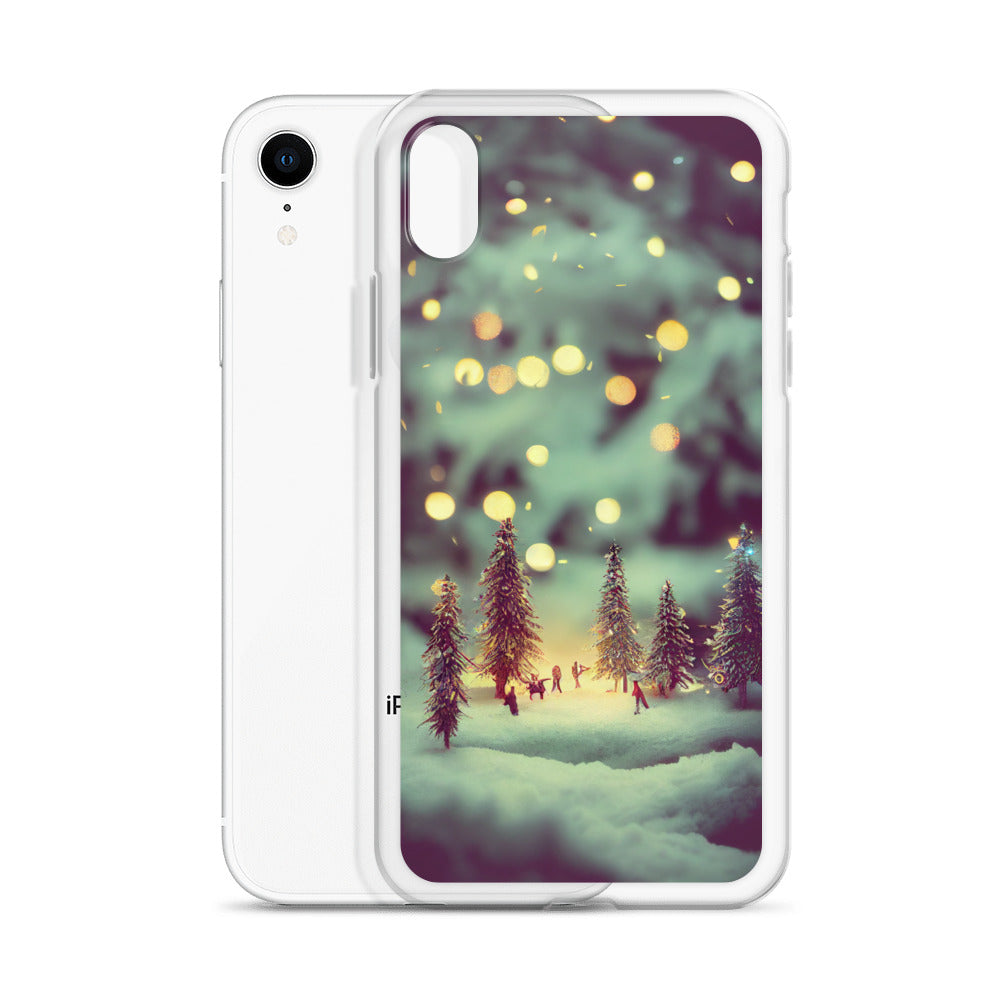 iPhone Case - Miniature Christmas Trees