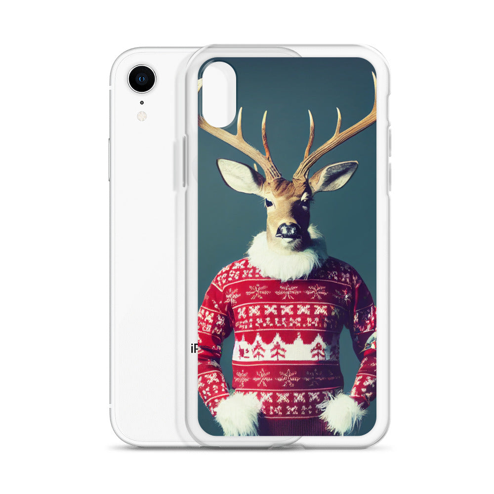 iPhone Case - Christmas Sweater Deer