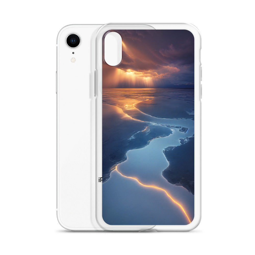 iPhone Case - Winding River Under Clouds