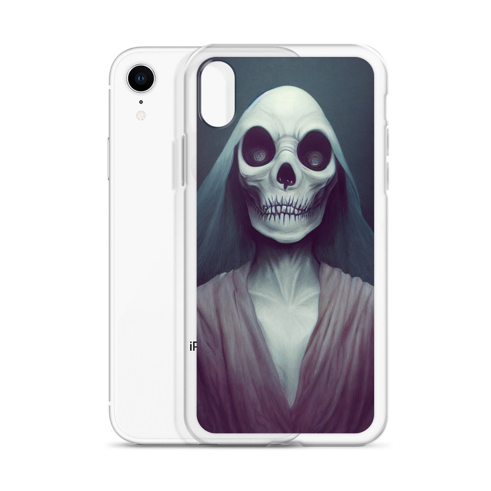 iPhone Case - Halloween Scary Skeleton Lady