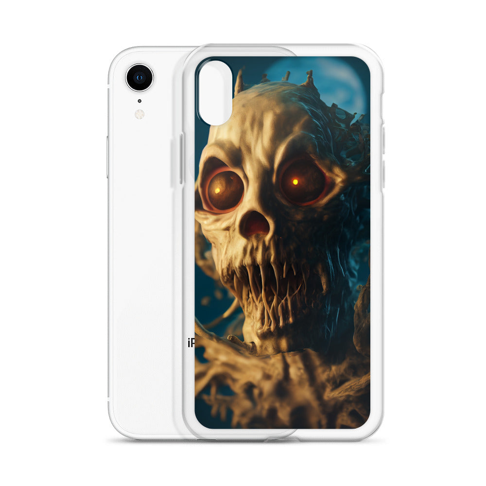iPhone Case - Halloween Black Eyed Skeleton