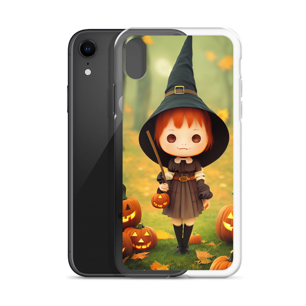 iPhone Case - Red Head Halloween Witch Girl