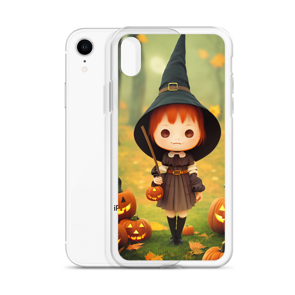 iPhone Case - Red Head Halloween Witch Girl