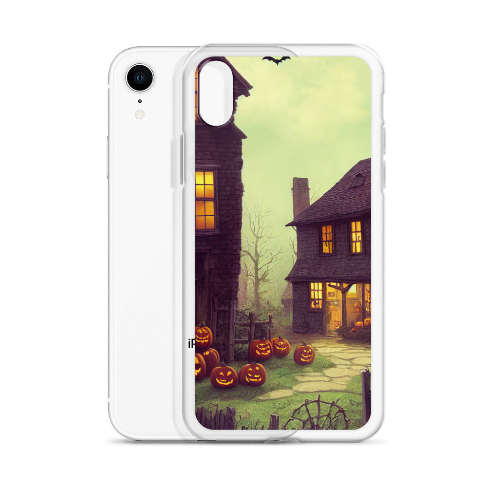 iPhone Case - Halloween Pumpkin Cottages