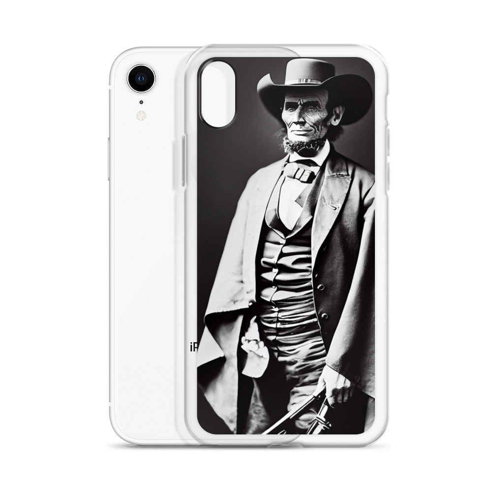 iPhone Case - Abe Lincoln Gunslinger