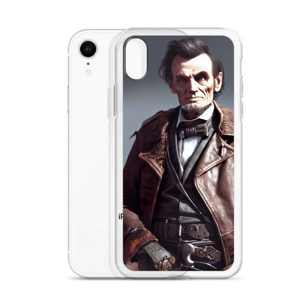 iPhone Case - Abe Lincoln Western Gunslinger