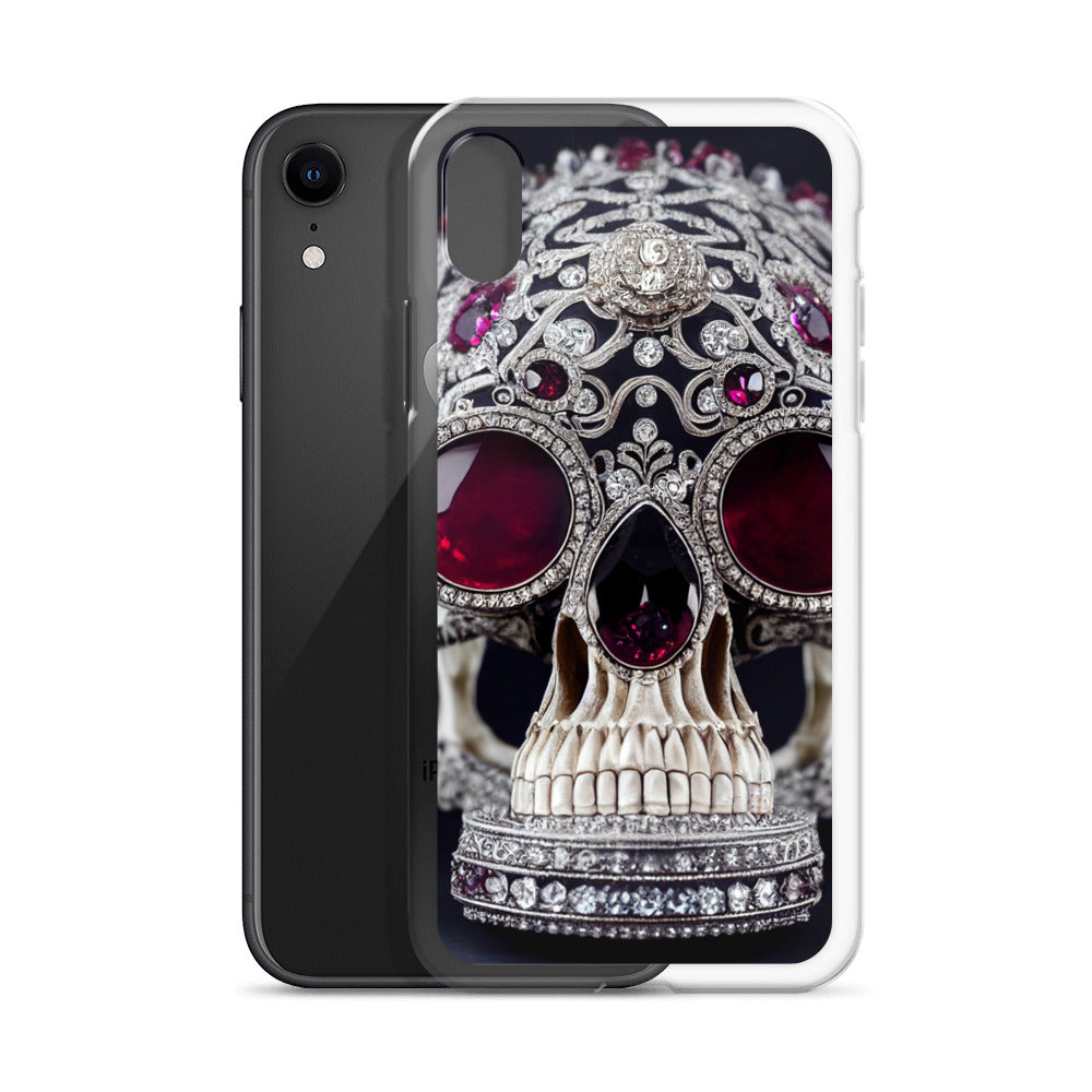 iPhone Case - Diamond and Ruby Skull