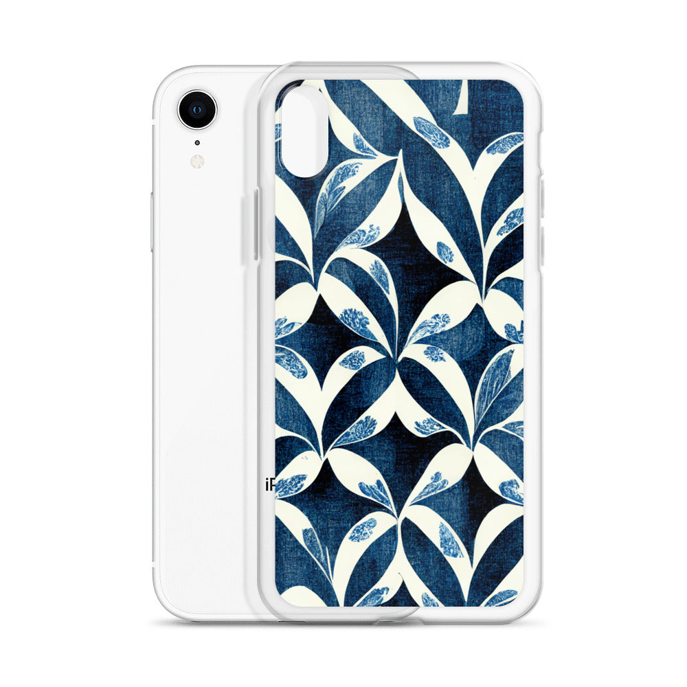 iPhone Case - Blue Leaf