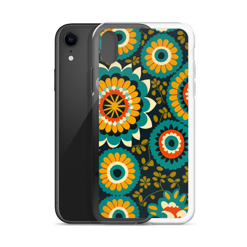 iPhone Case - Hints of Olive Floral Pattern