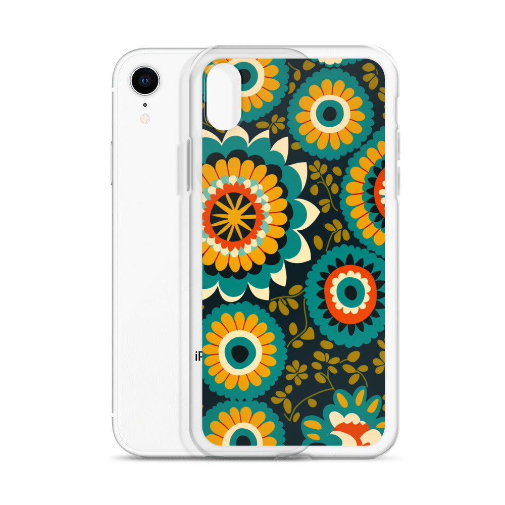 iPhone Case - Hints of Olive Floral Pattern