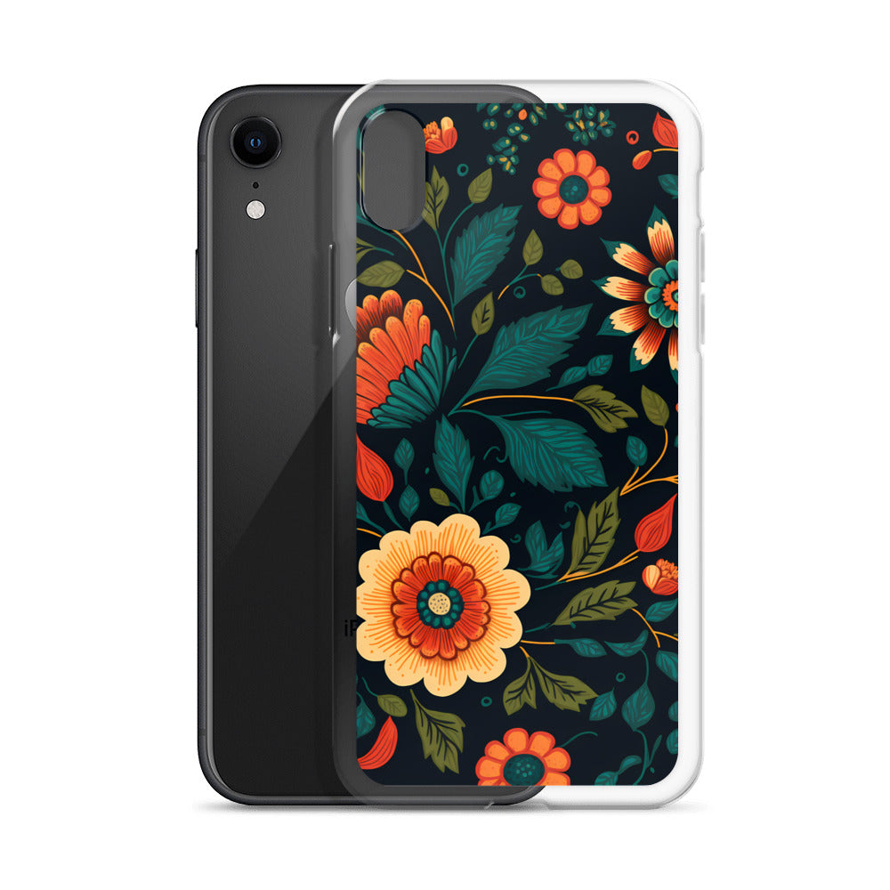 iPhone Case - Orange Florals