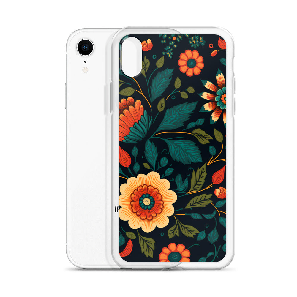 iPhone Case - Orange Florals