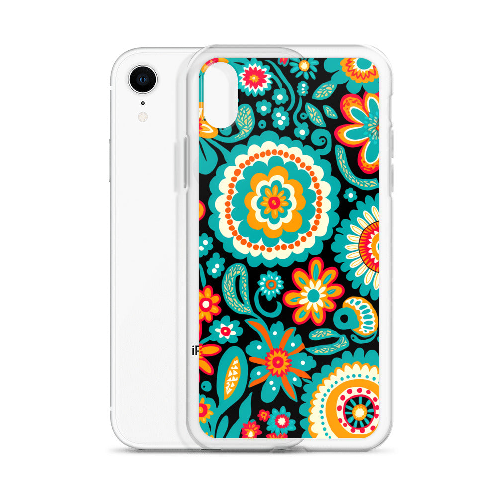 iPhone Case - Turquoise Floral