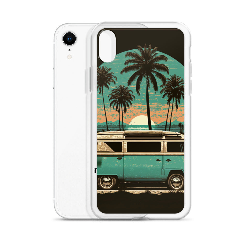 iPhone Case - Teal Beach Camper