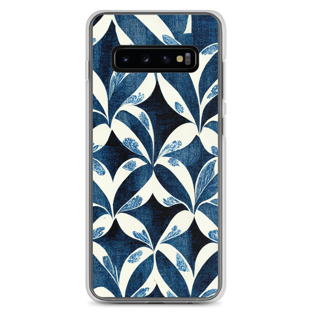 Samsung Case - Blue Leaf
