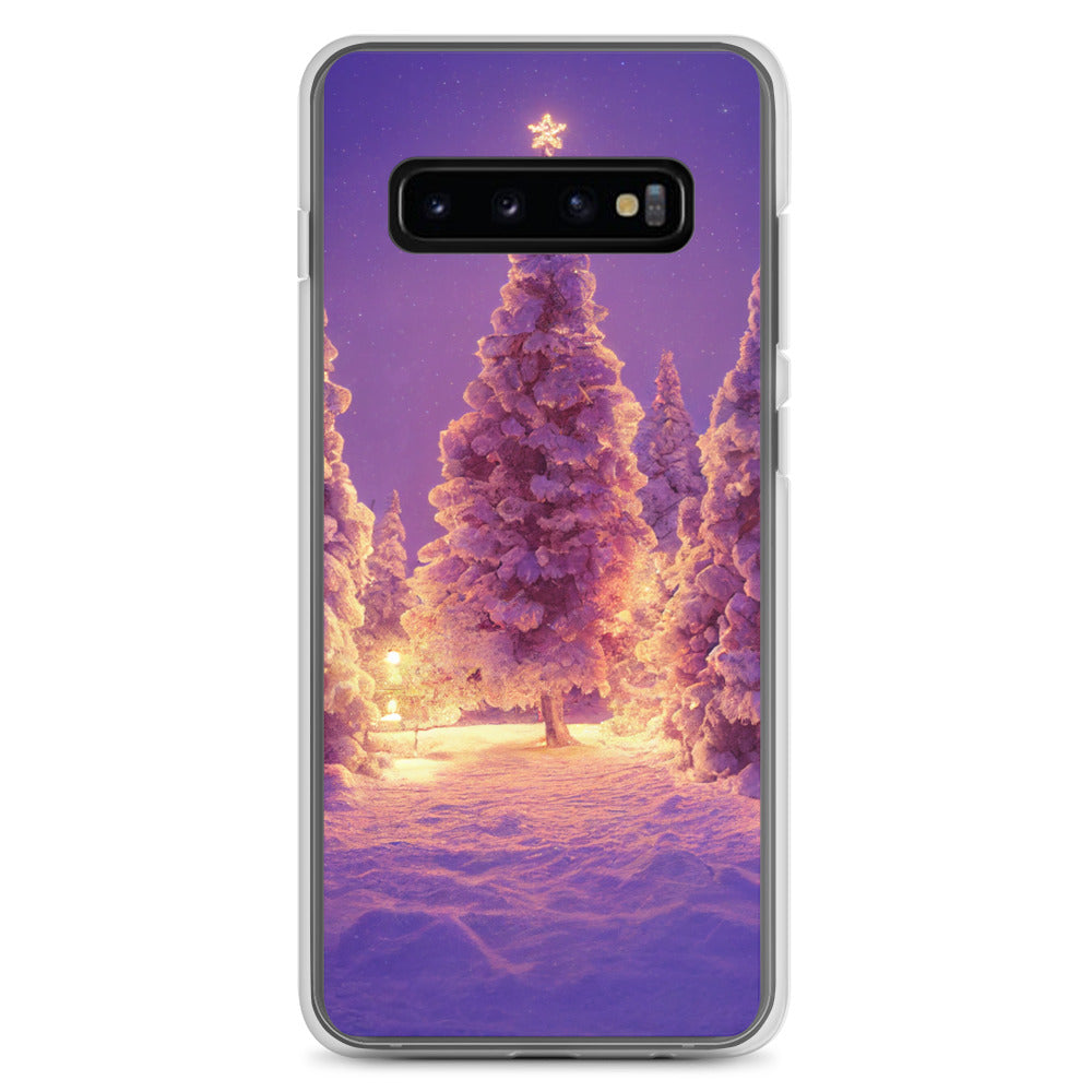 Samsung Case - Snowy Christmas Tree